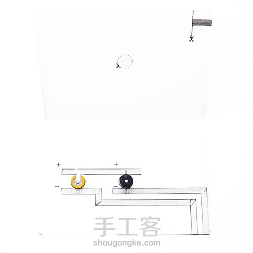 纸电路游戏卡片制作教程 第16步