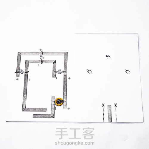 纸电路游戏卡片制作教程 第27步