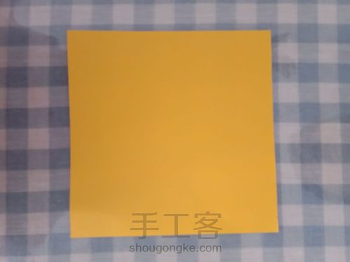 教你折一个蜗牛 第1步