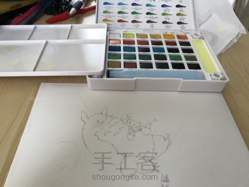 初识水彩 第2步