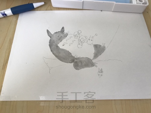 初识水彩 第3步