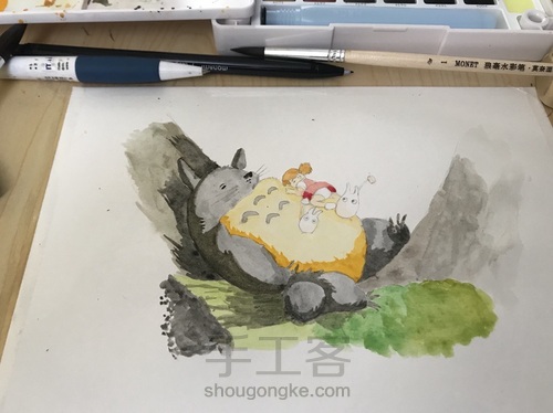 初识水彩 第7步