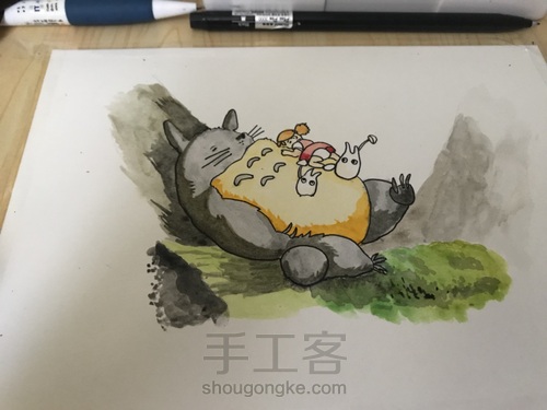 初识水彩 第8步