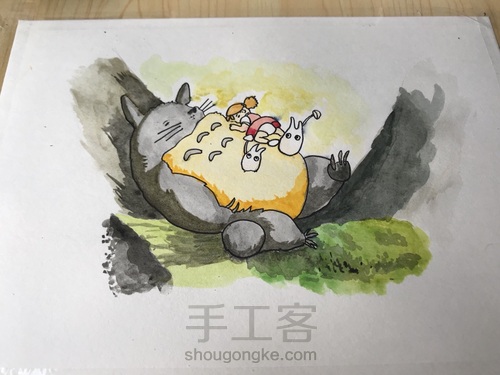 初识水彩 第9步