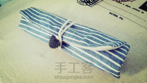 超实用束口后背包 第14步