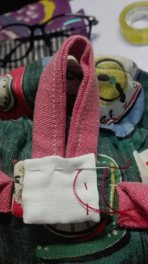 超实用束口后背包 第18步