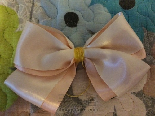 暖色调公主风发夹（原创） 第2步