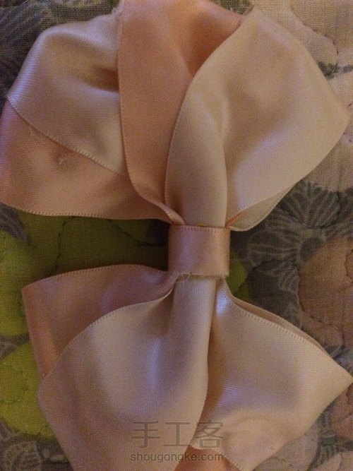 暖色调公主风发夹（原创） 第4步