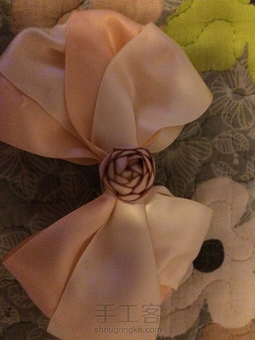 暖色调公主风发夹（原创） 第6步