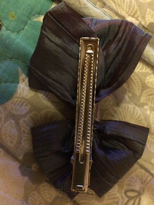 紫色系发夹 第6步