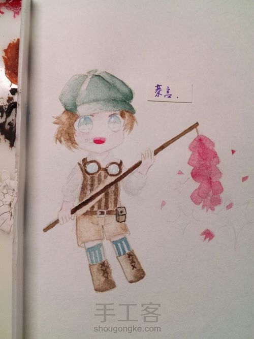 用水彩画一只小奈布！ 第19步