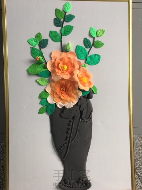 古铜背景的花瓶 第21步