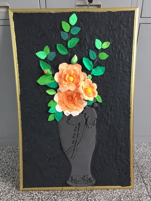 古铜背景的花瓶 第23步