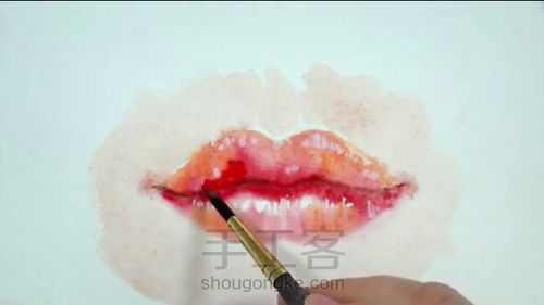 女生红唇 第9步