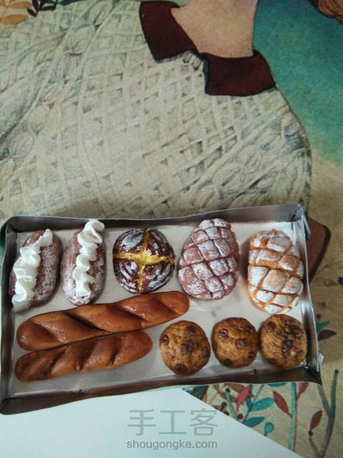 奶油面包。 第1步