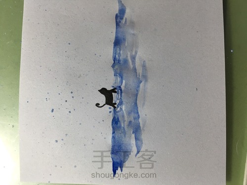 清雨漫步（水彩画2） 第13步