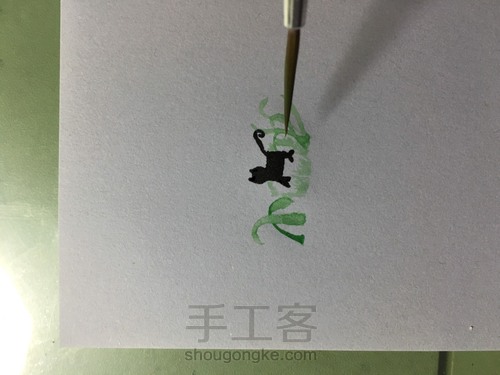 翡翠森林（水彩画3） 第7步