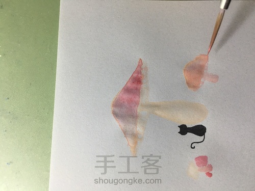 蘑菇密语🍄（水彩画4） 第13步