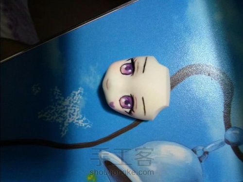小乔天鹅之梦皮肤粘土手办教程 第5步
