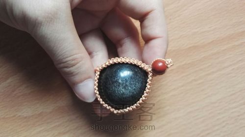 平结圆球吊坠 第13步