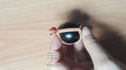 平结圆球吊坠 第14步