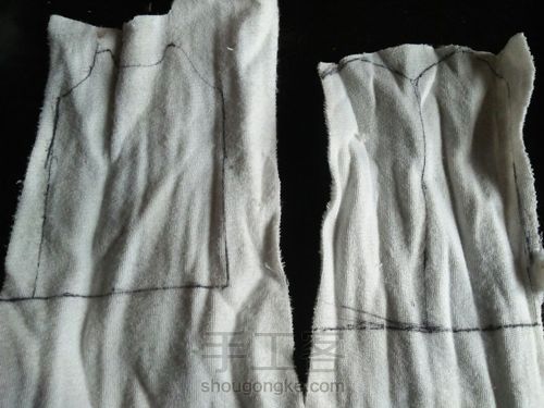 六分娃娃的冬季上衣 第2步