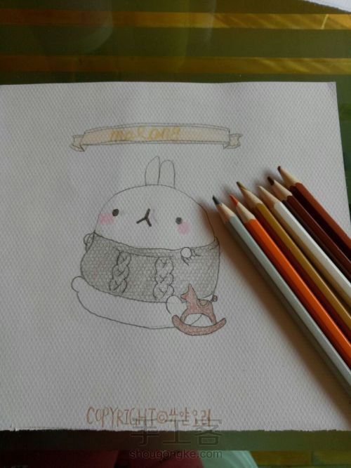 画一只土豆兔/MOLANG兔 第12步