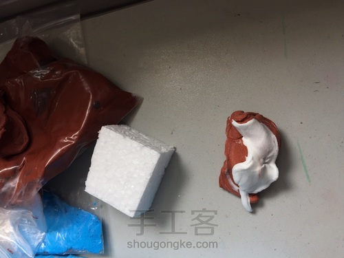 超轻黏土—海底寻宝 第4步