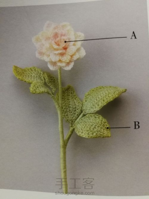 大丽菊《迷人蕾丝花饰钩编》中里华奈 第1步