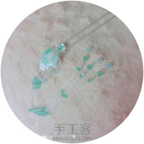 【原创】平安扣对钗教程 第19步