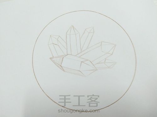 粉色多面体 第3步