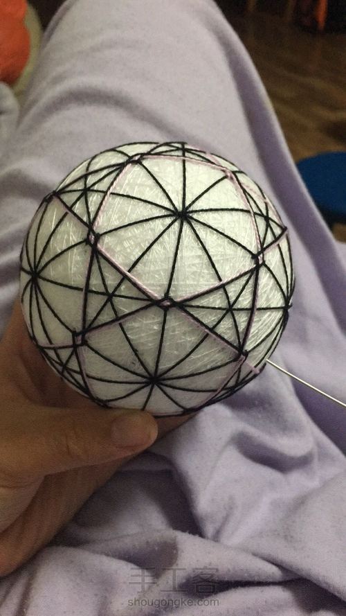 【小花脸】手鞠冰淇淋 第4步