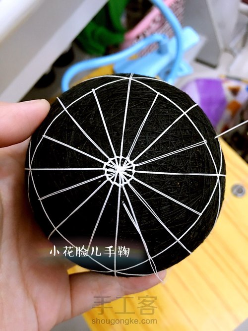 【小花脸】手鞠蕾丝碎钻群岛 第7步