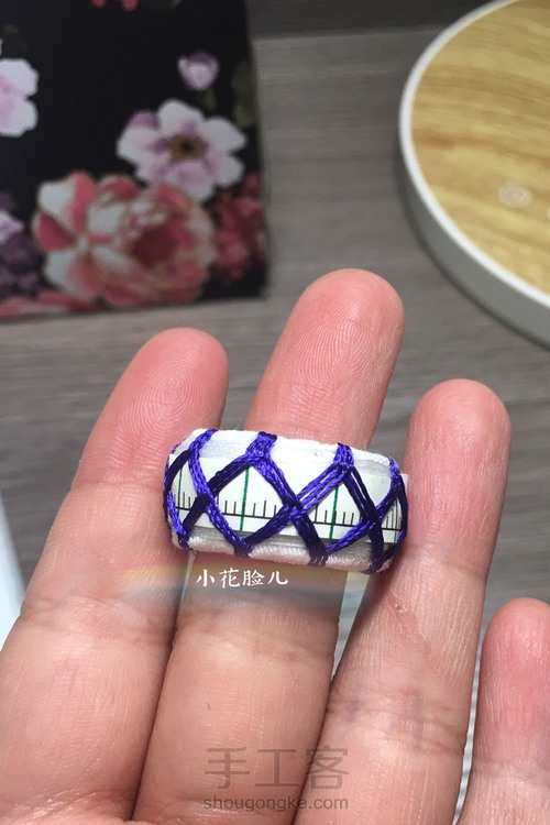 【小花脸】加贺指贯顶针青海波二跳 第10步