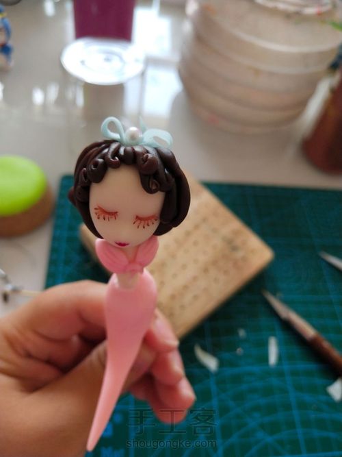 手工黏土美人鱼 第29步