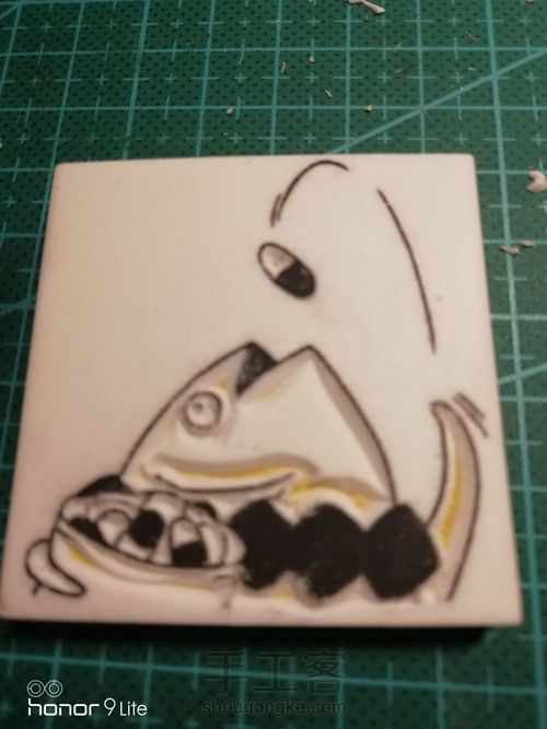 咸鱼橡皮章～ 第10步