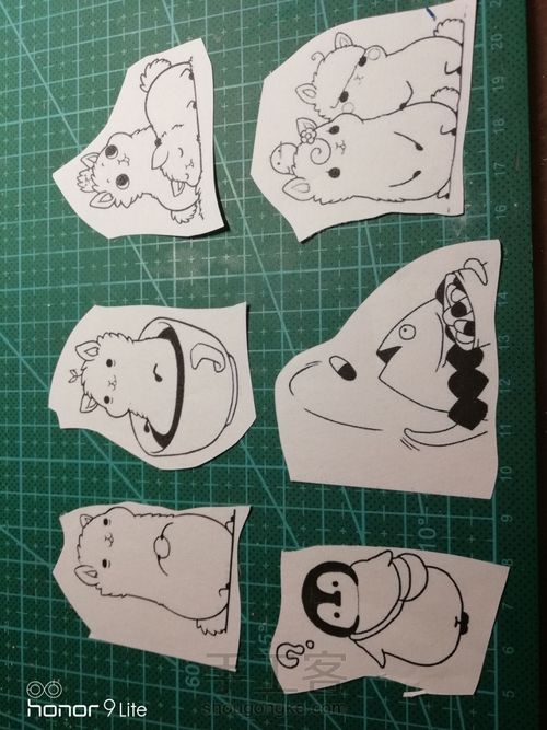 咸鱼橡皮章~ 第3步