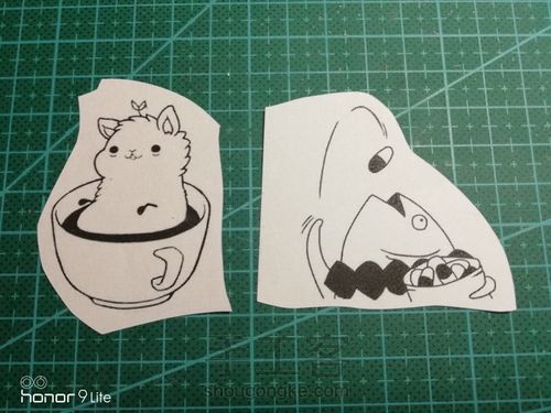 咸鱼橡皮章~ 第4步