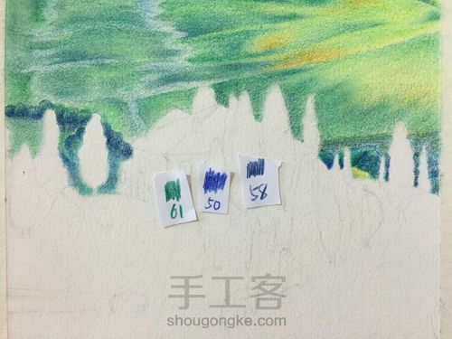 【转载】用彩铅画风景画 第5步