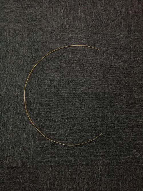 创意手工U形发簪子,没有创意我不做。 第1步