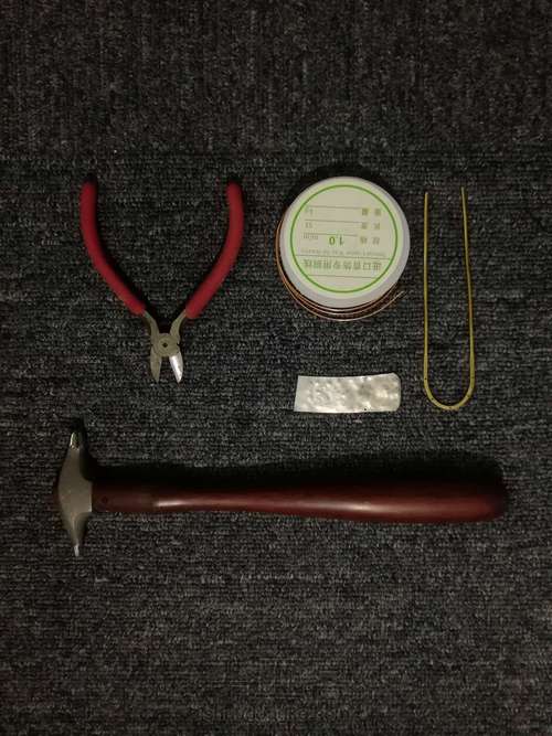 创意手工U形发簪子，没有创意我不做。 第7步