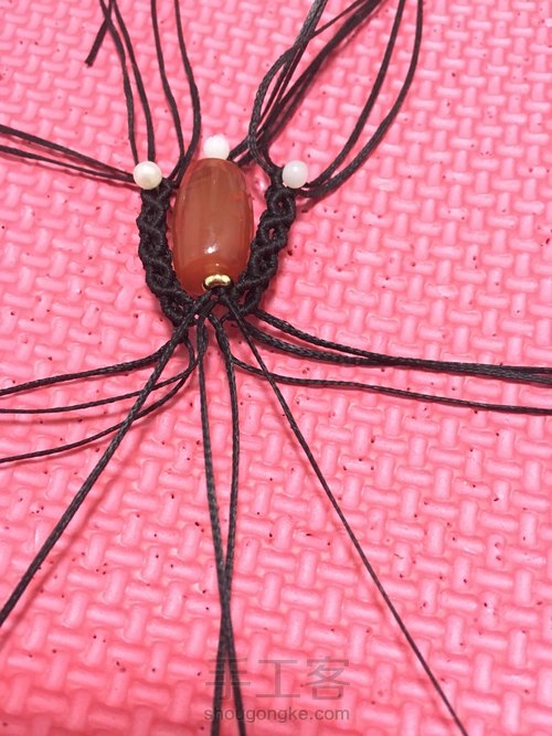 男款南红转运珠手链 第5步