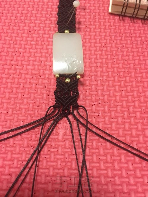 和田手牌手链男款 第13步