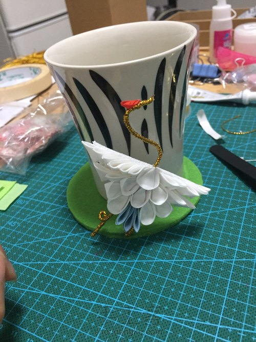 和风立体杯垫 第16步