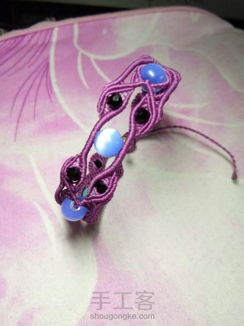 仿外网手链教程 第1步