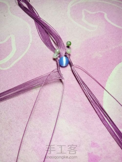 仿外网手链教程 第11步