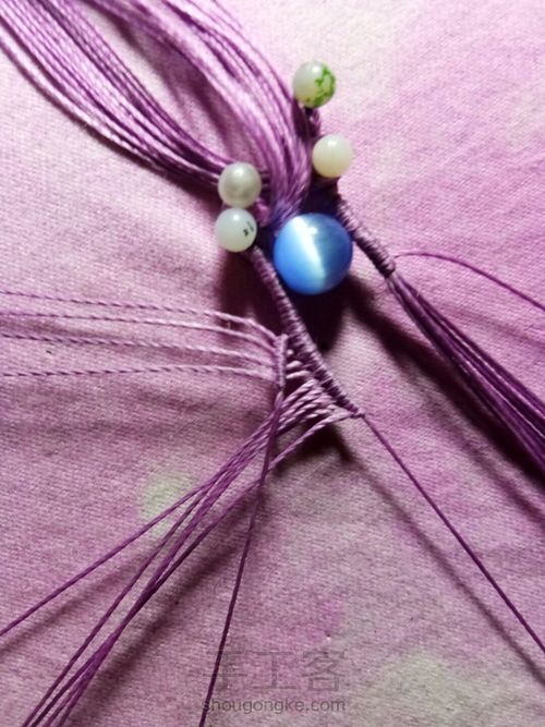 仿外网手链教程 第12步