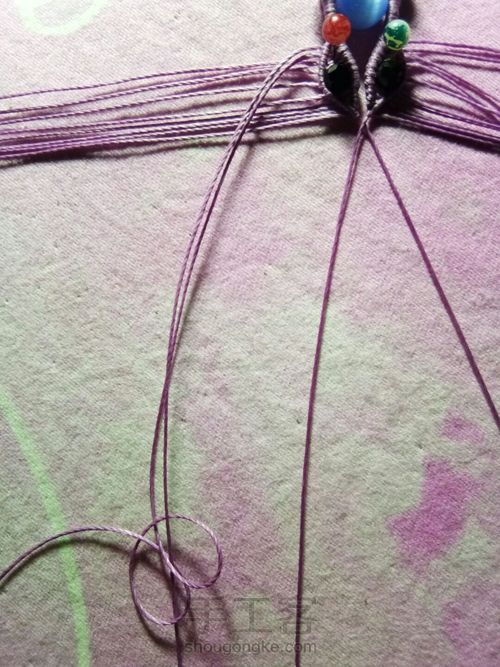 仿外网手链教程 第16步