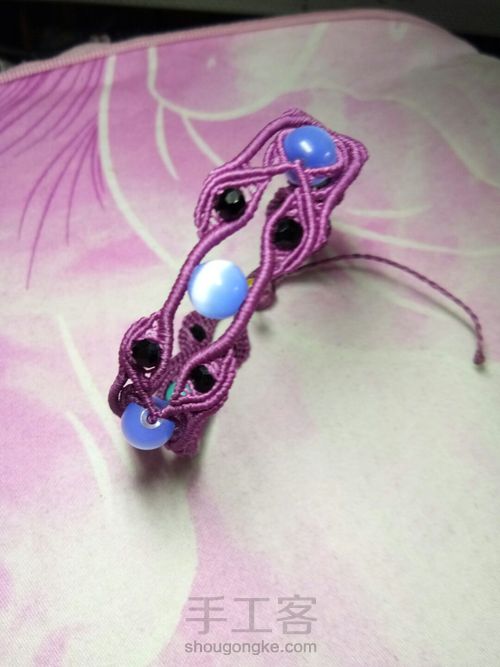 仿外网手链教程 第2步