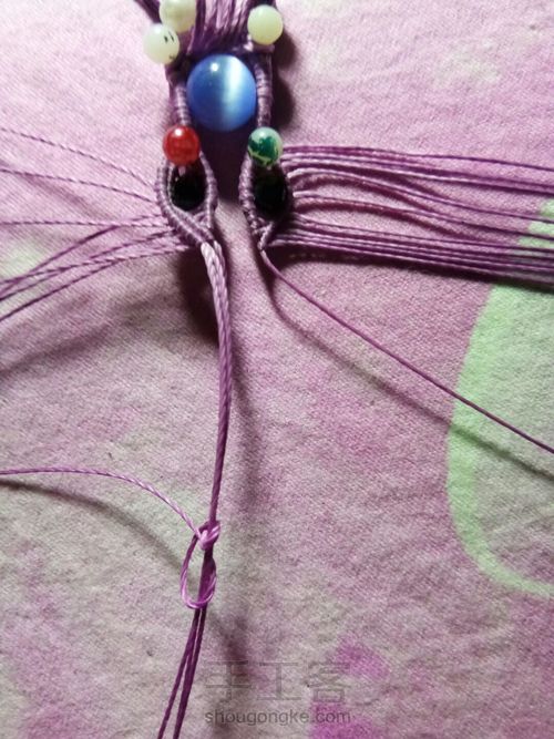 仿外网手链教程 第20步